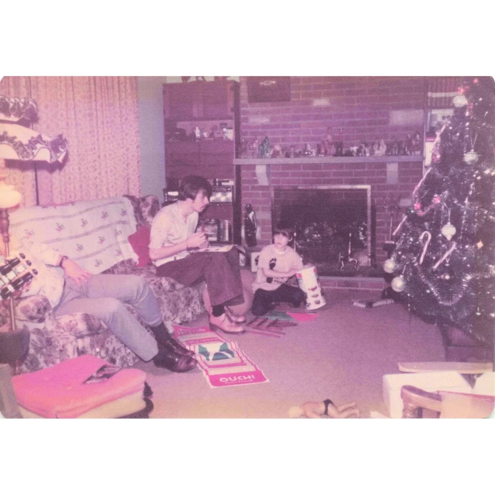 Vintage 1970s Christmas Family Home Photos Lot of 16 Fireplace Tree Toys - Picture 3 of 16